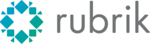 Lightspeed Launch program company, Rubrik's logo