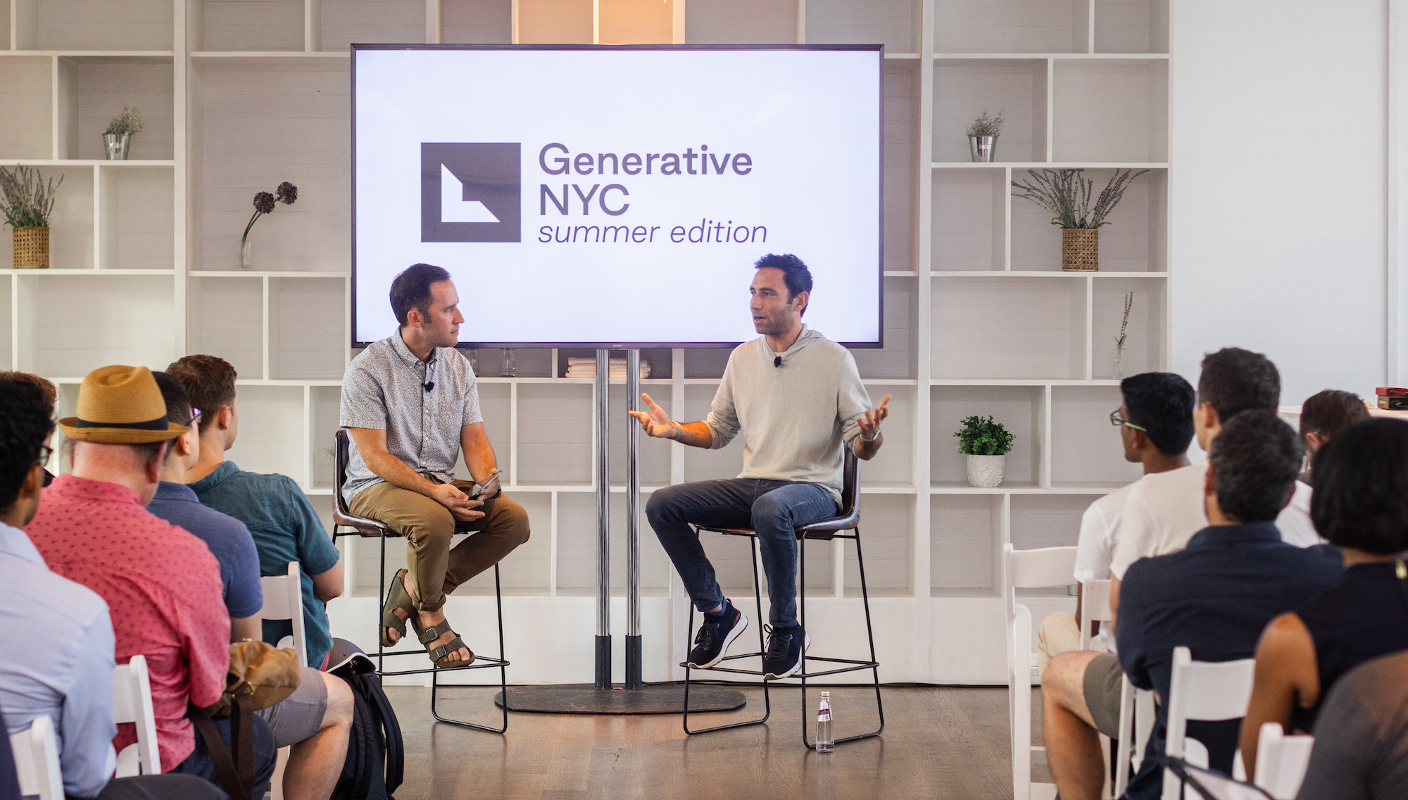 Scott Belsky and Michael Mignano at Generative NYC summer edition