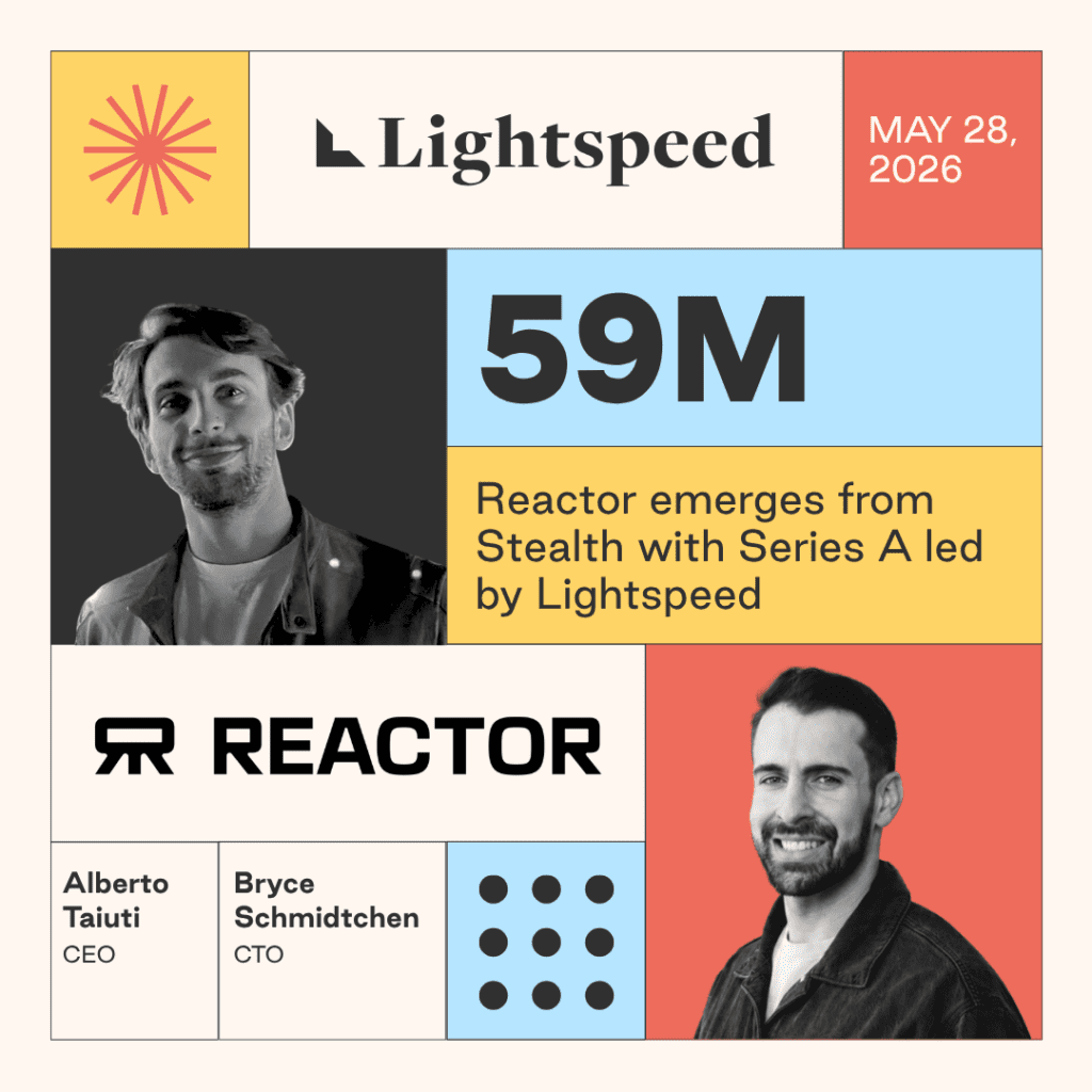 The Developer Platform for World Models: Our Series A in Reactor